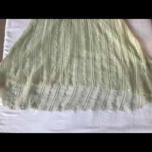 Free people embroidered crochet tank top